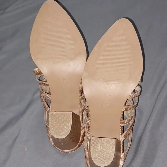 Comfort heel animal print with open Back - Picture 6 of 6